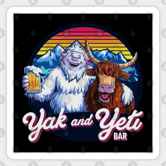 Yak and Yeti Bar at the Animal Kingdom Restaurant in Orlando Magnet by Joaddo